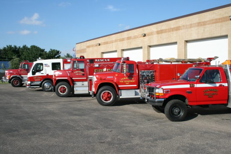 Washington Township truck lineup side